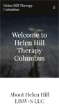 Mobile Screenshot of helenhilltherapycolumbus.com