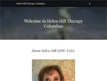 Tablet Screenshot of helenhilltherapycolumbus.com